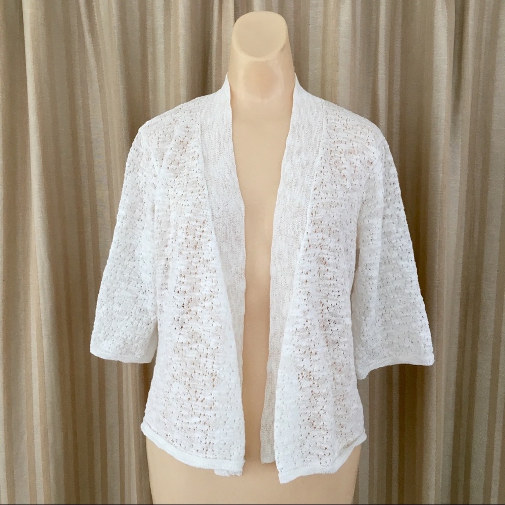 Habitat cotton blend white shrug